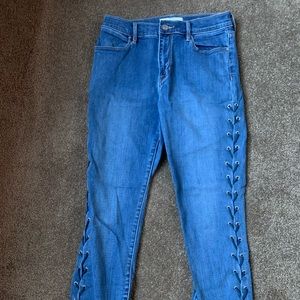 Pac Sun light wash skinny jeans